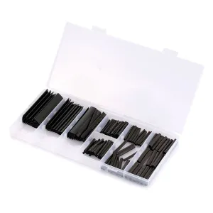 127-Piece: 2:1 Heat Shrink Tube Wire Wrap Assortment Set