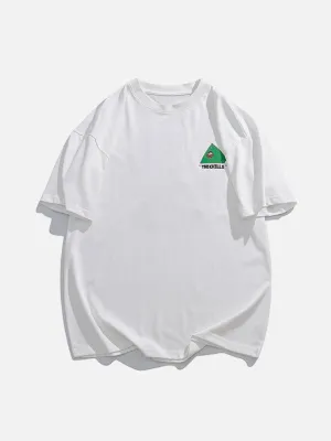 AlanBalen® - Camping Print Flame Elements Tee