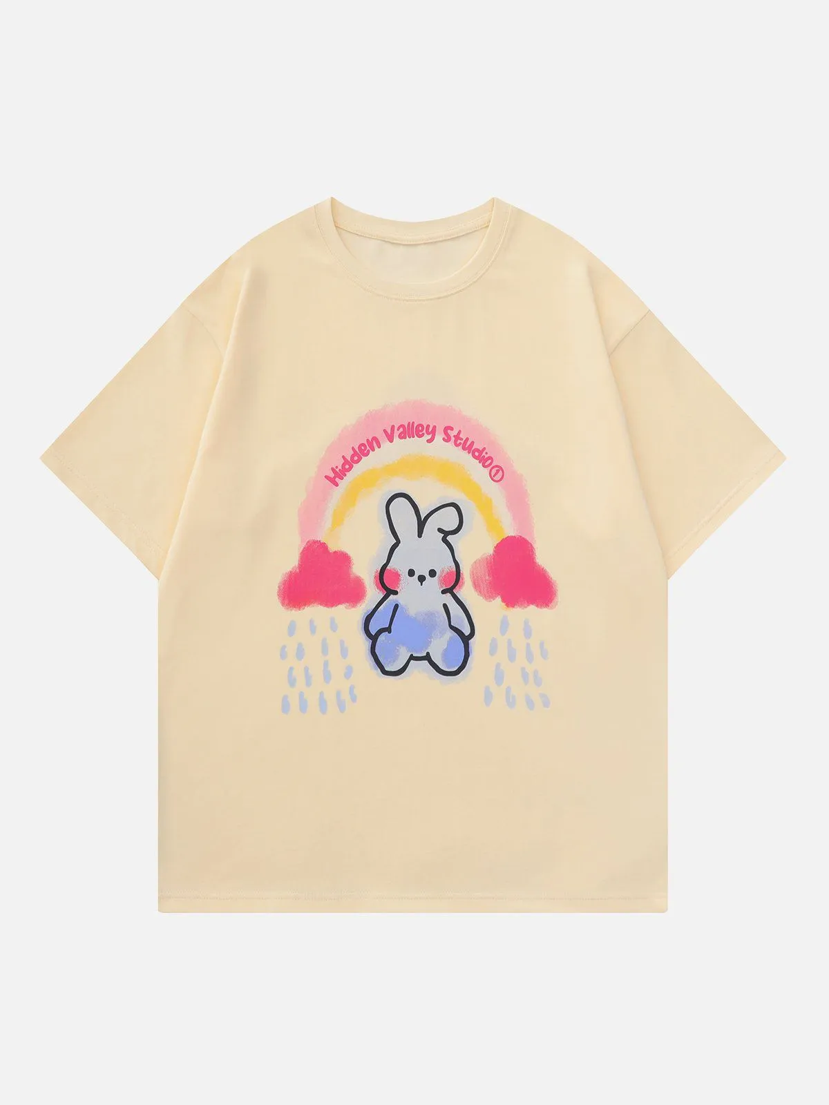 AlanBalen® - Cartoon Rabbit Graphic Tee