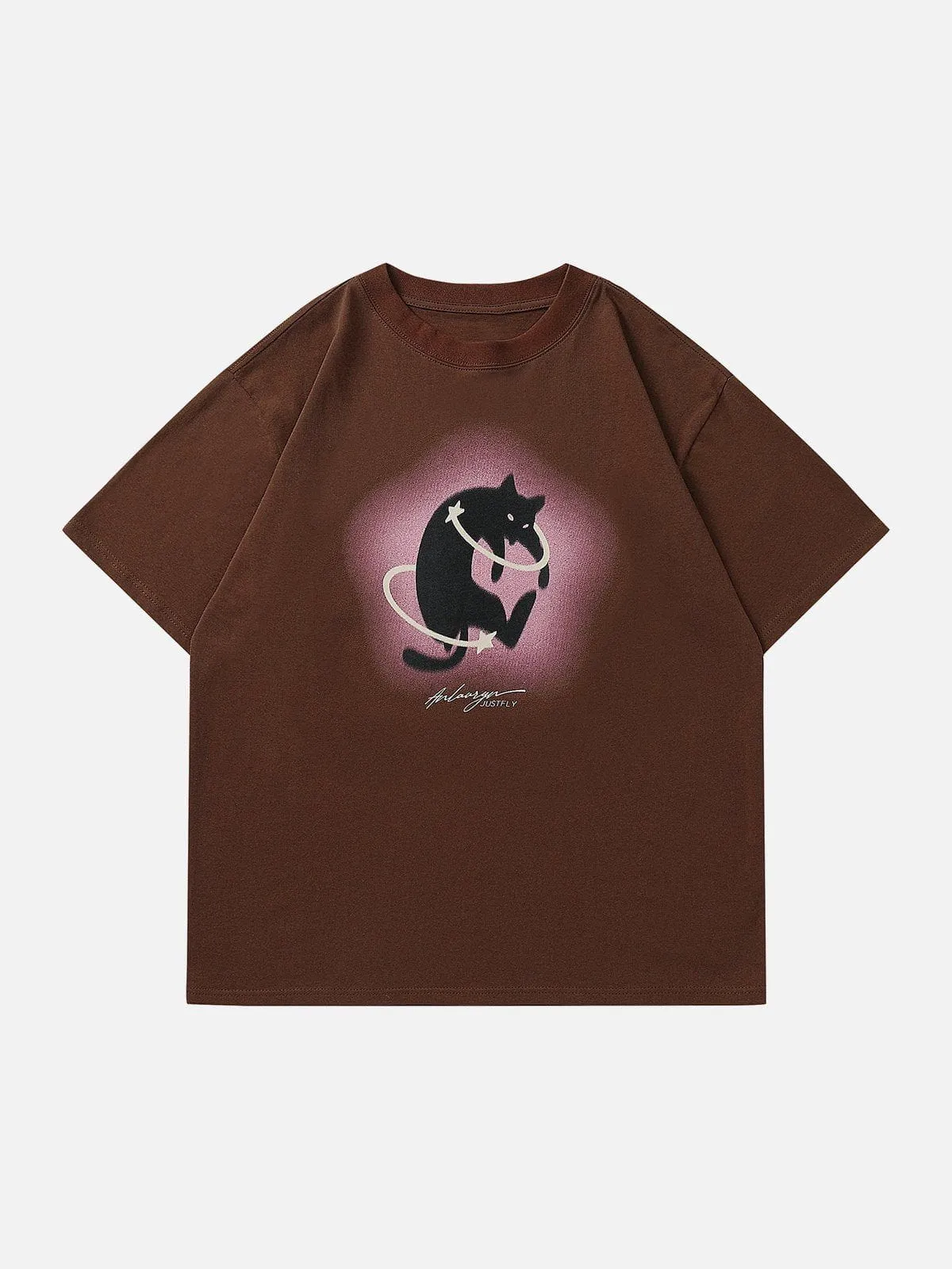 AlanBalen® - Cat Print Tee