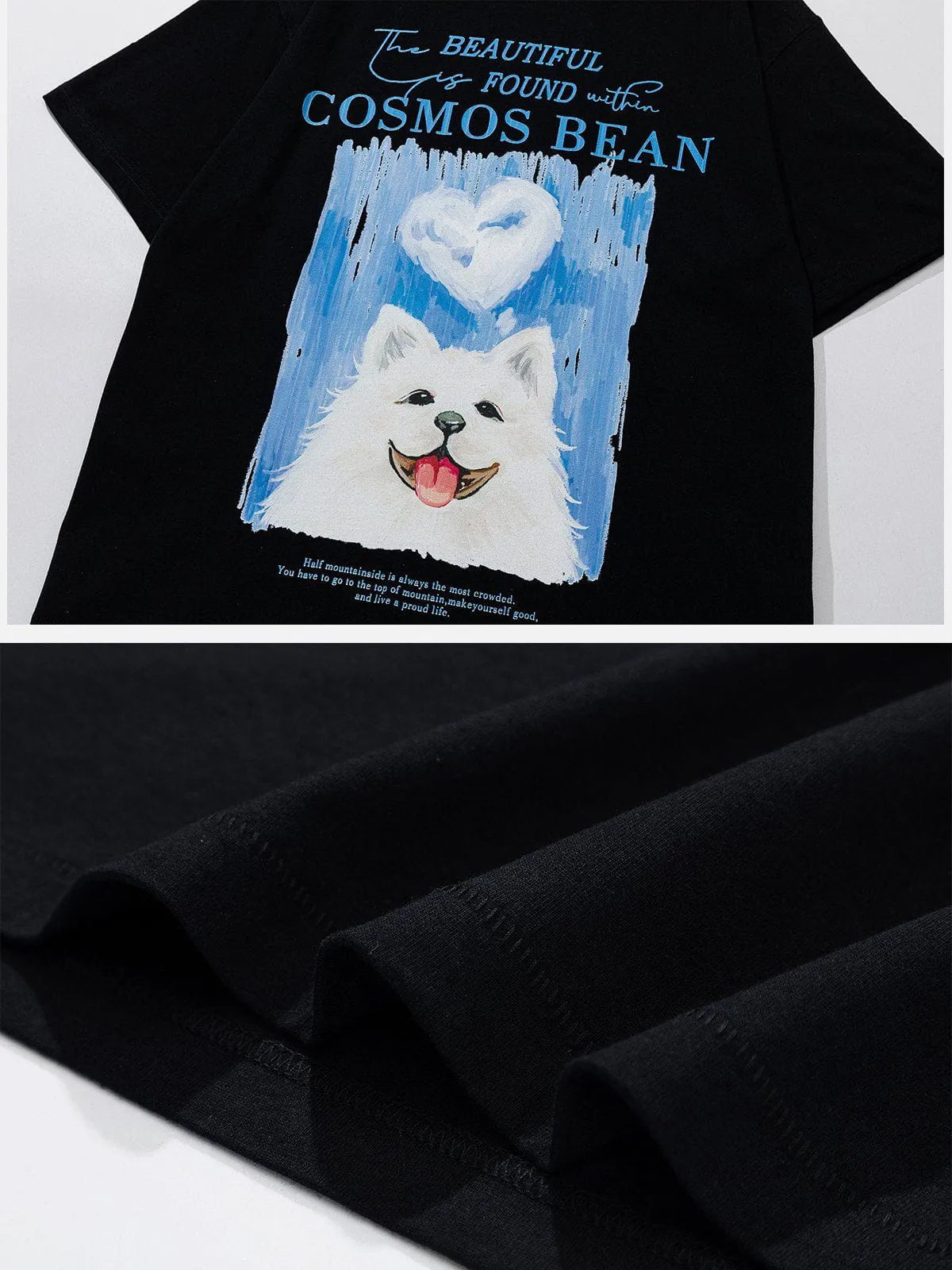 AlanBalen® - Cute Samoyed Print Tee