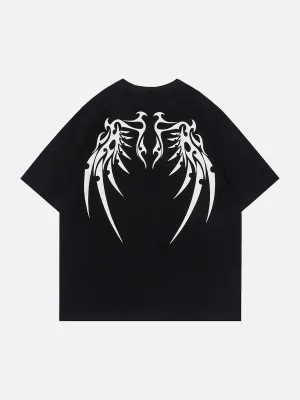 AlanBalen® - Flock Wing Bones Print Tee