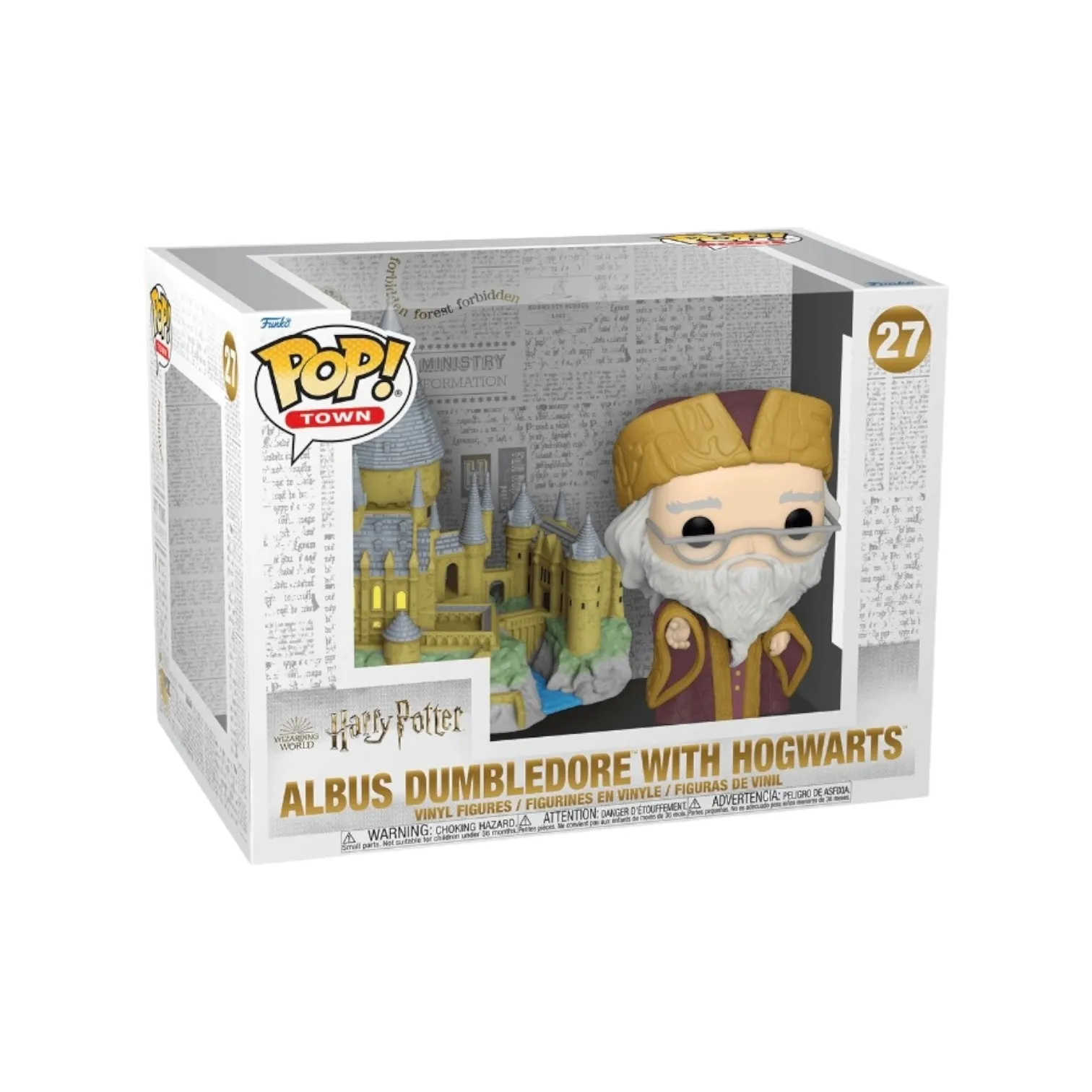 Albus Dumbledore with Hogwarts #27 Funko Pop Town! - Harry Potter