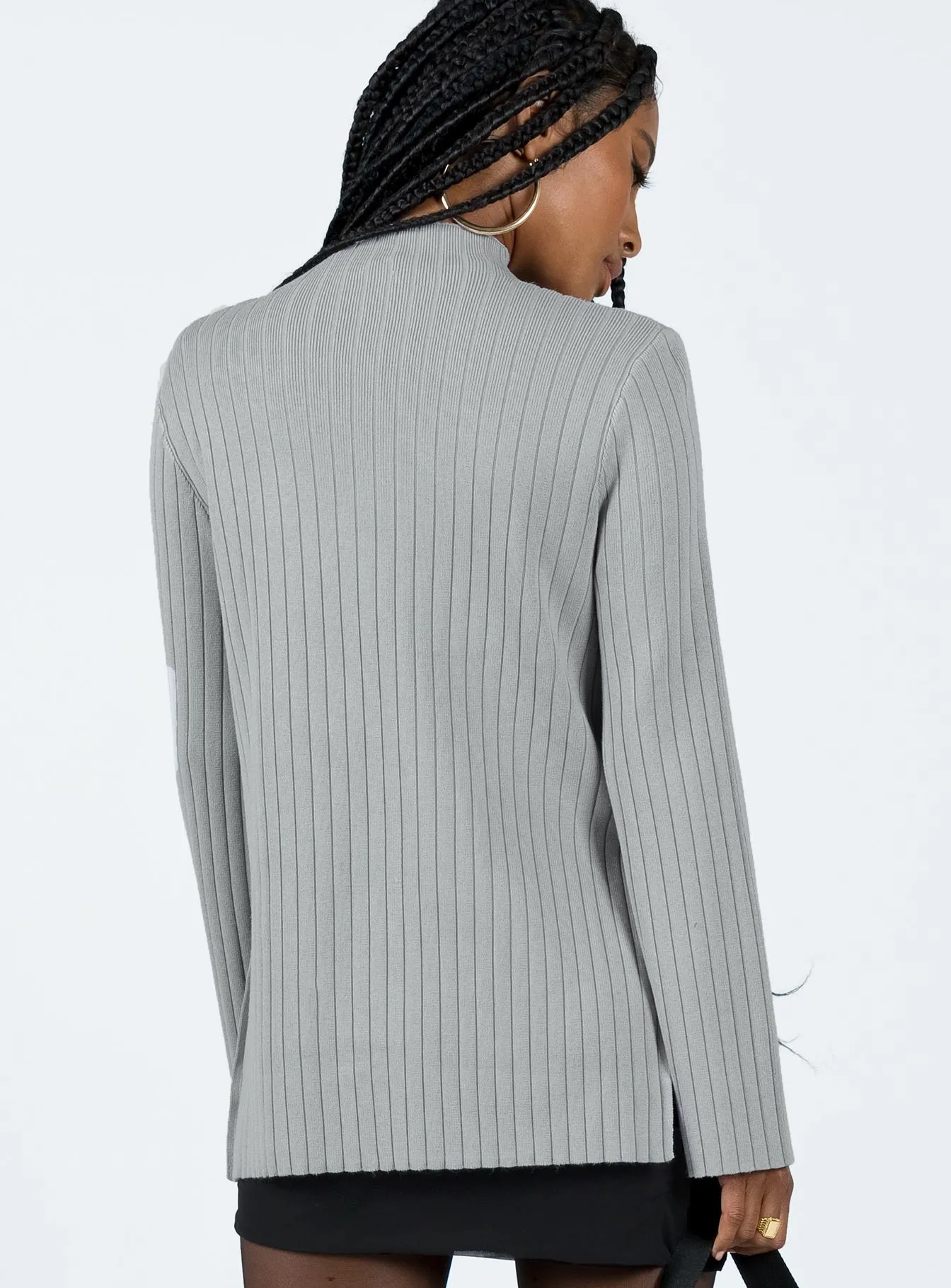 Allen Ribbed Sweater Grey