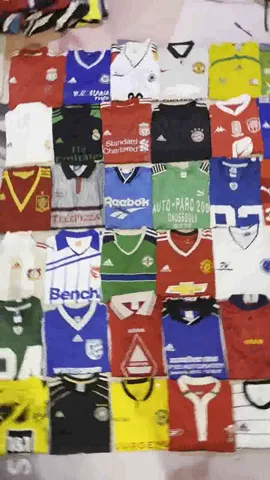 Authentic Vintage football T-shirts 43 pieces