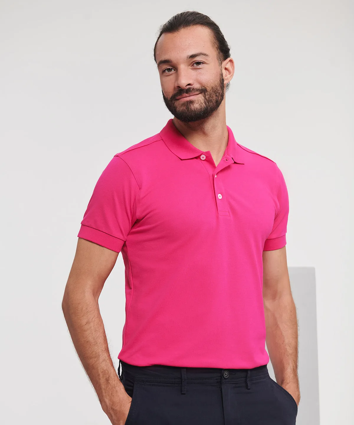 Azure Blue - Stretch polo