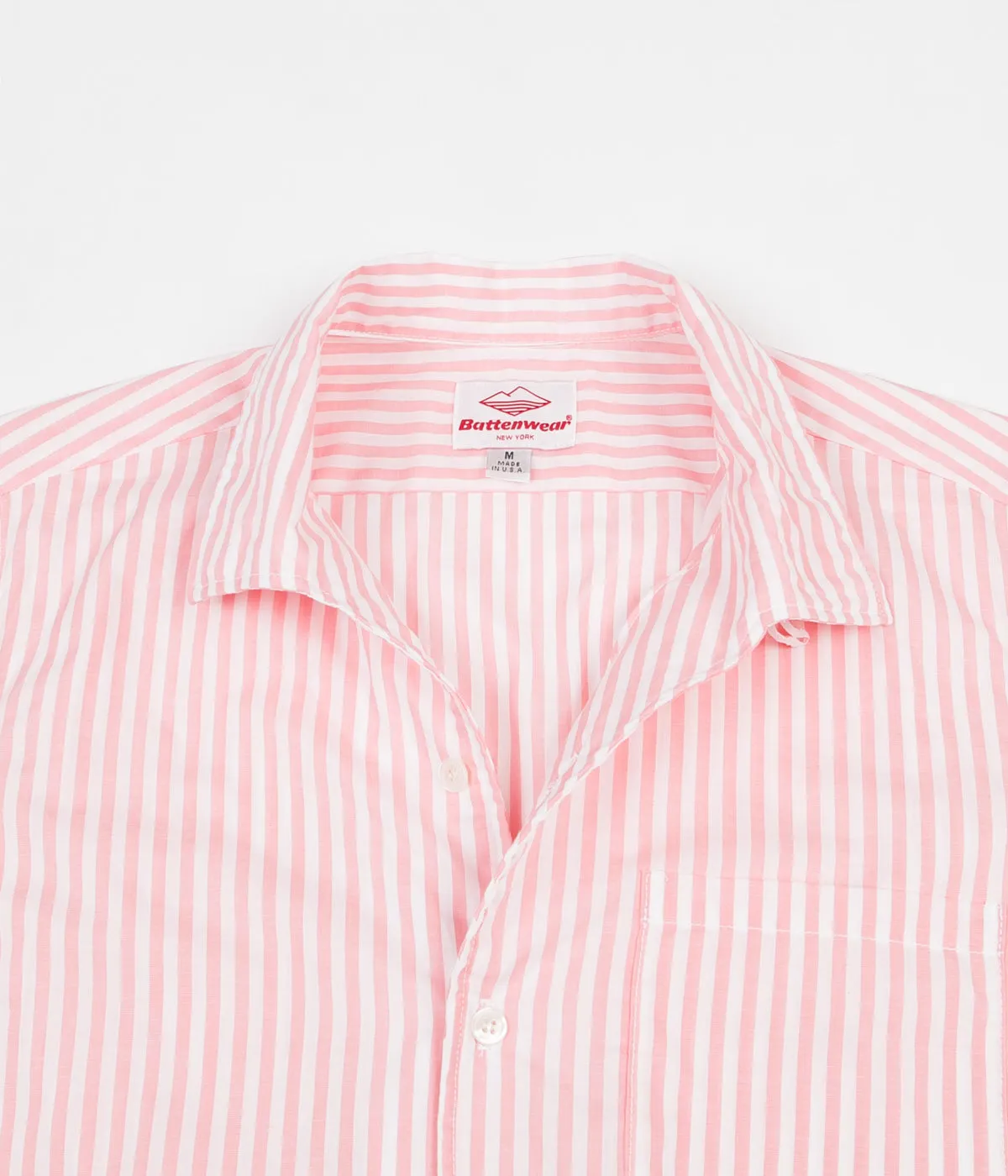 Battenwear Zuma Shirt - Pink Stripe