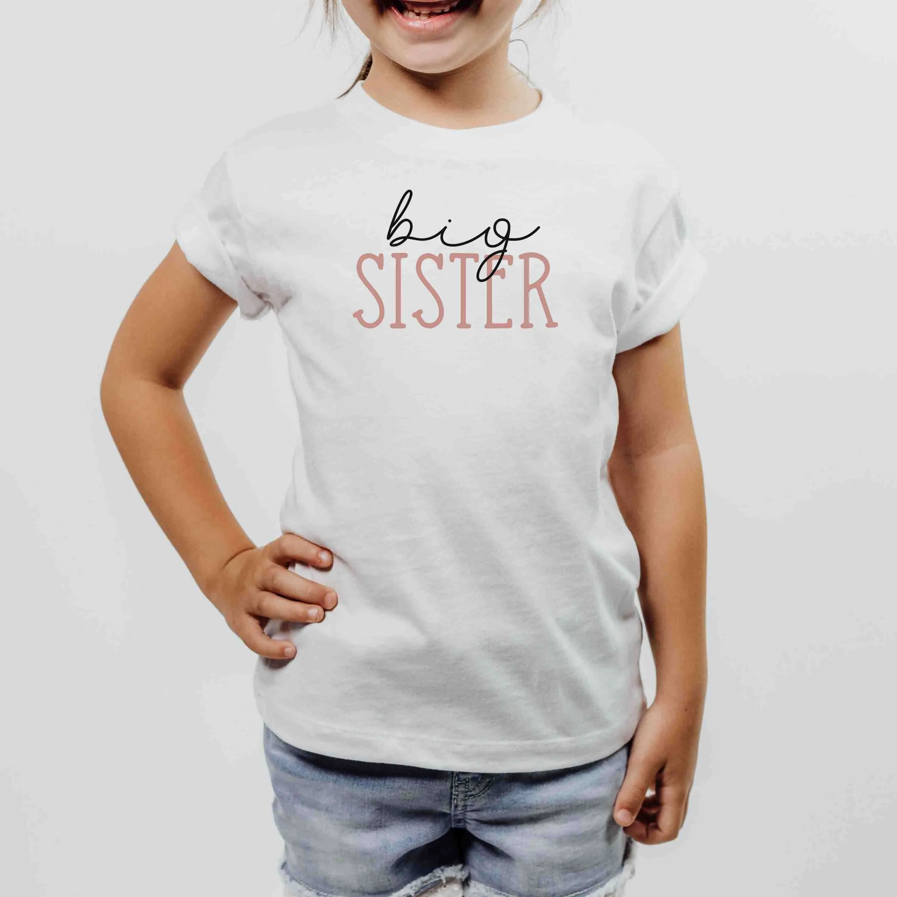 Big Sister Graphic Tee | White