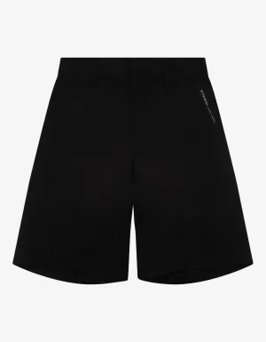 Black Side Logo Chino Shorts -