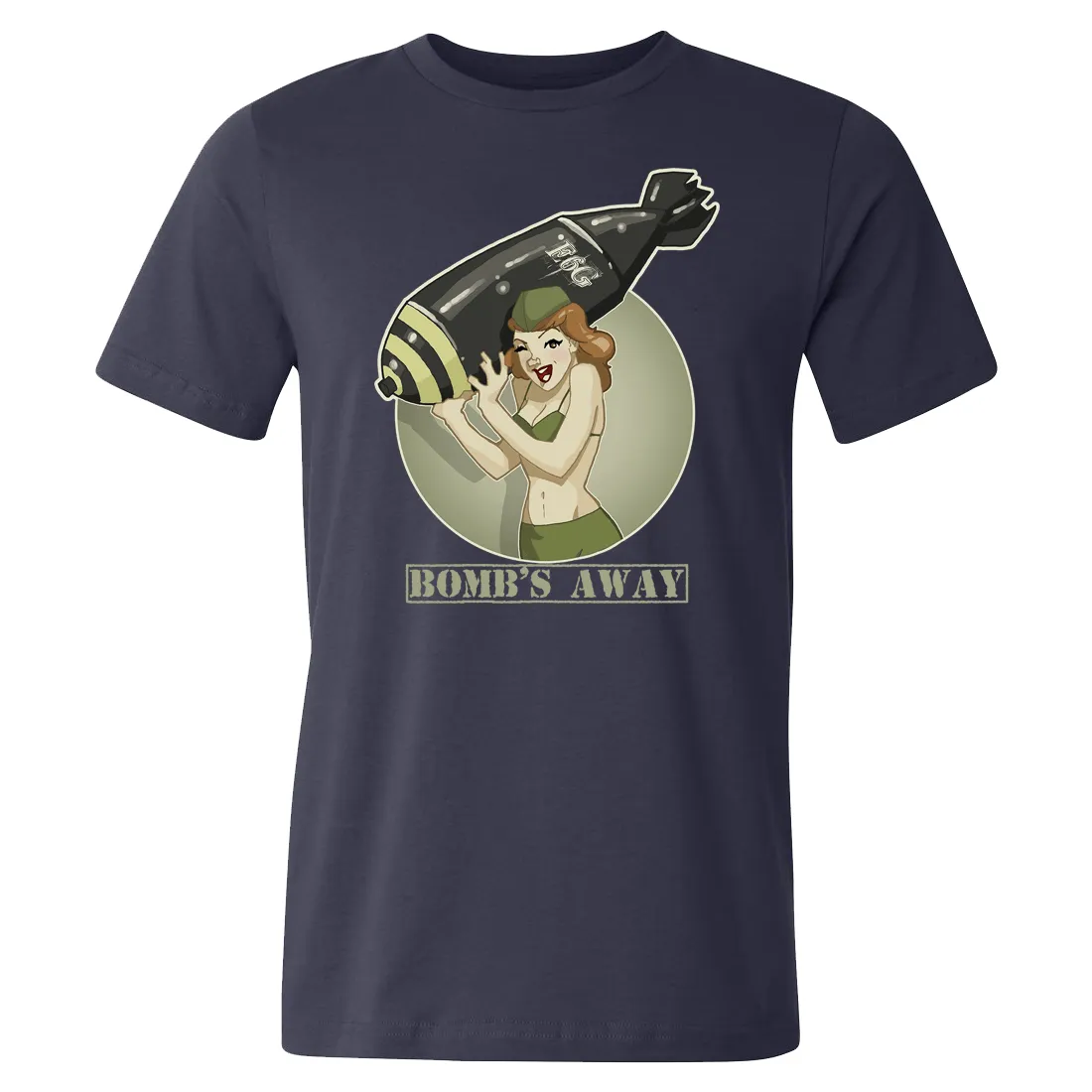 Bombs Away Nose Art Men's Tee