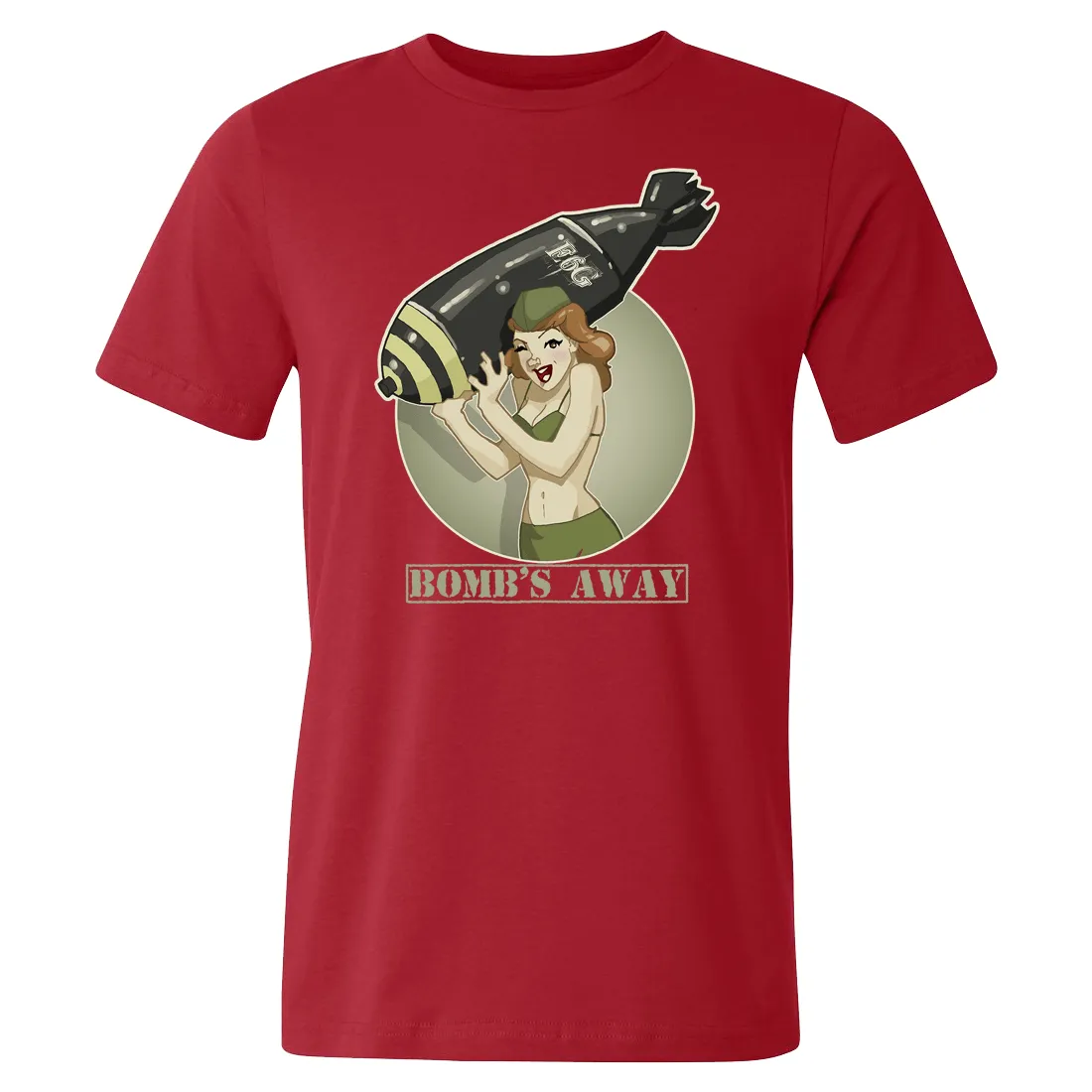 Bombs Away Nose Art Men's Tee