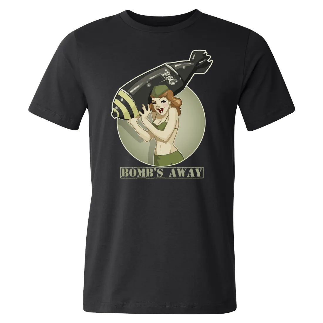 Bombs Away Nose Art Men's Tee