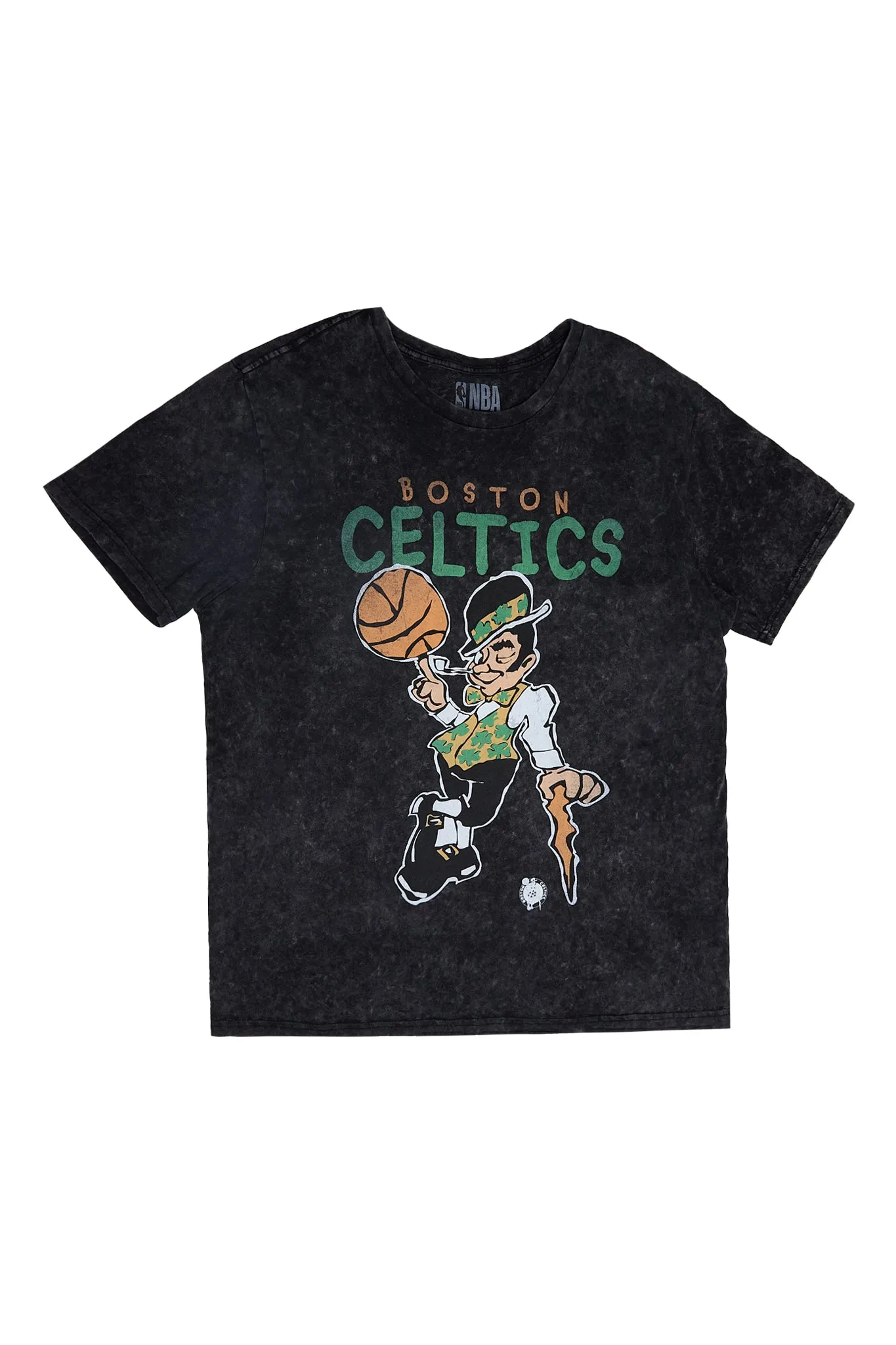 Boston Celtics Graphic Acid Wash Tee