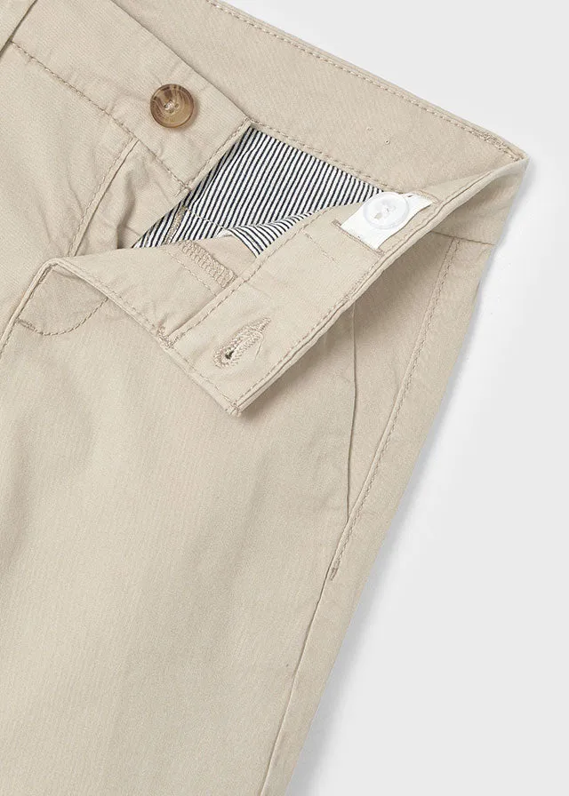 Boys Basic Twill Chino Short | Sesame