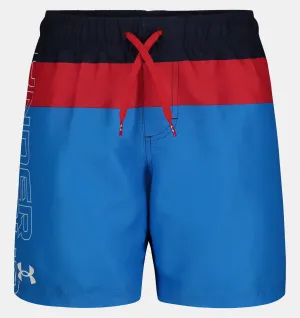 Boys' Triblock Logo Swim Volley Shorts | Under Armour