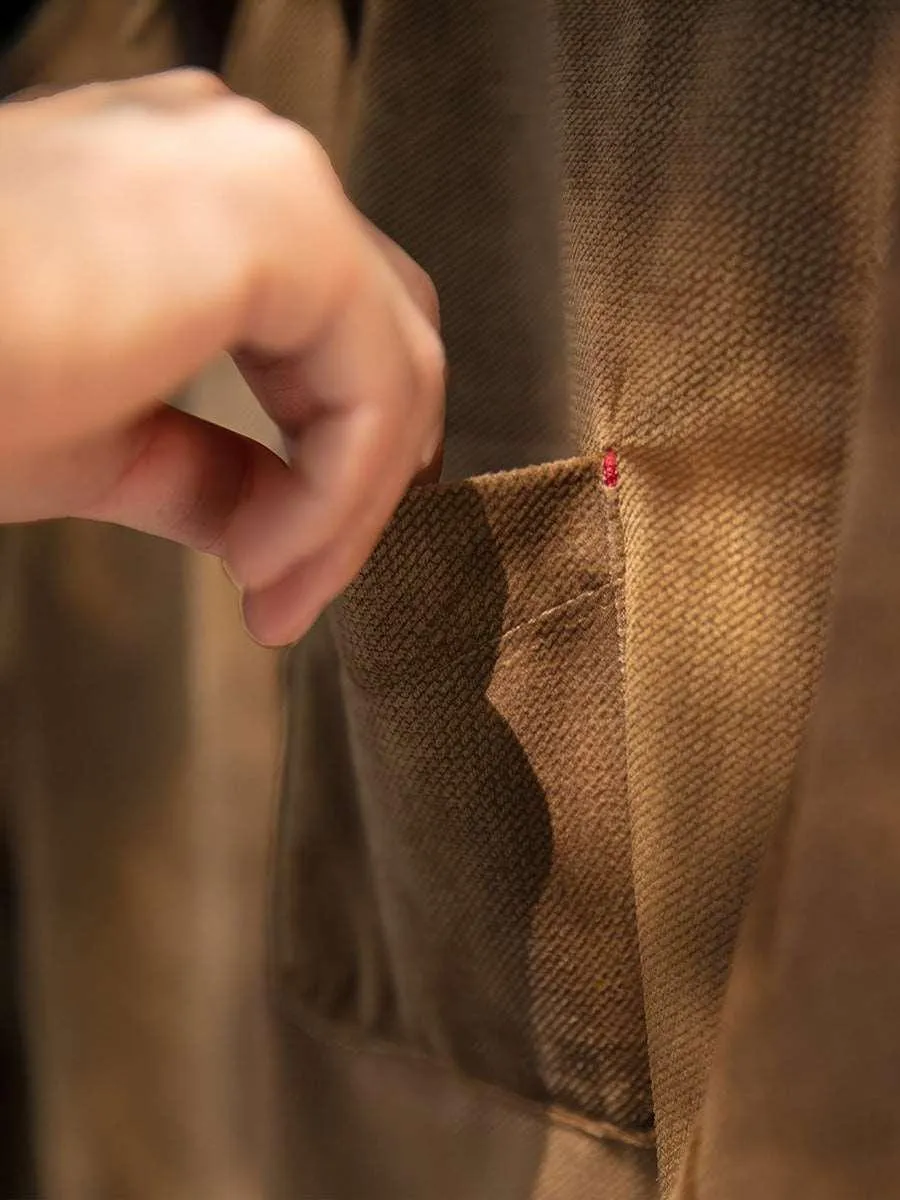 Brown Suede Shirt