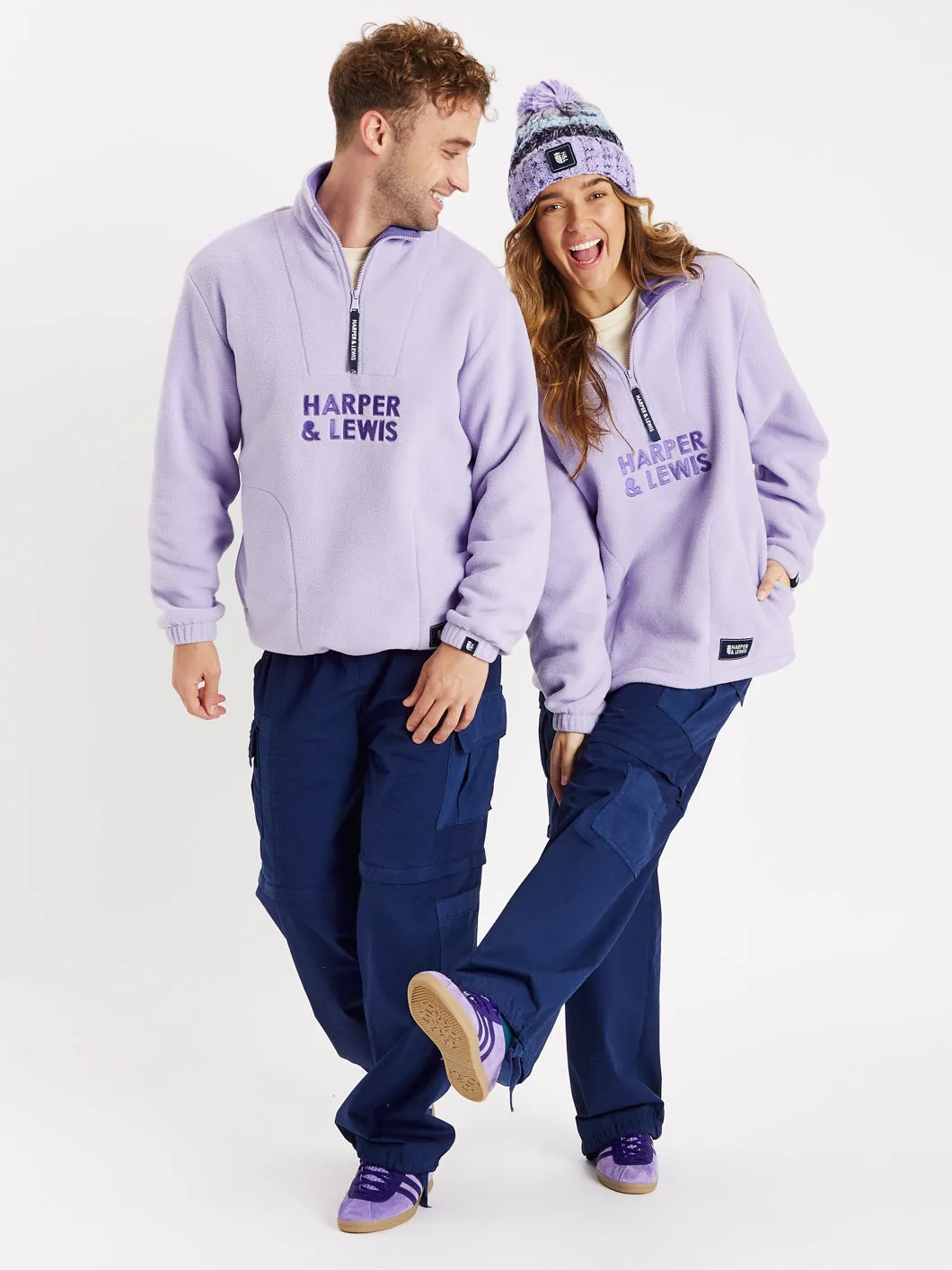 Camille 1/4 Zip Fleece Lavender