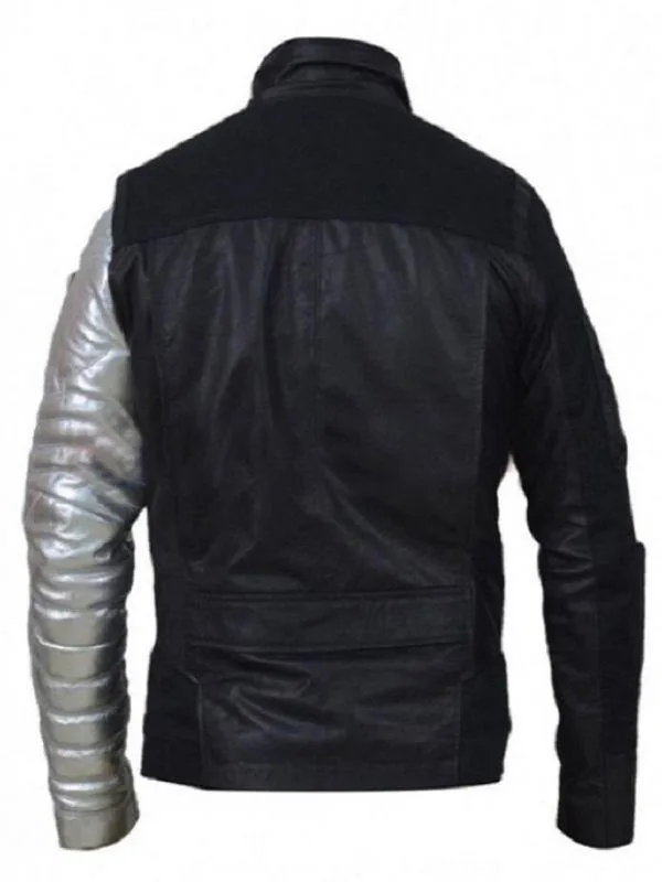 Captain America Winter Soldier Silver Sleeves Jacket