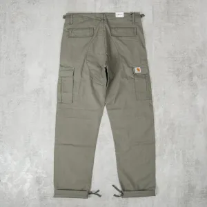 Carhartt WIP Aviation Cargo Pant - Smoke Green Rinsed