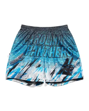 Carolina Panthers Sketch Retro Shorts