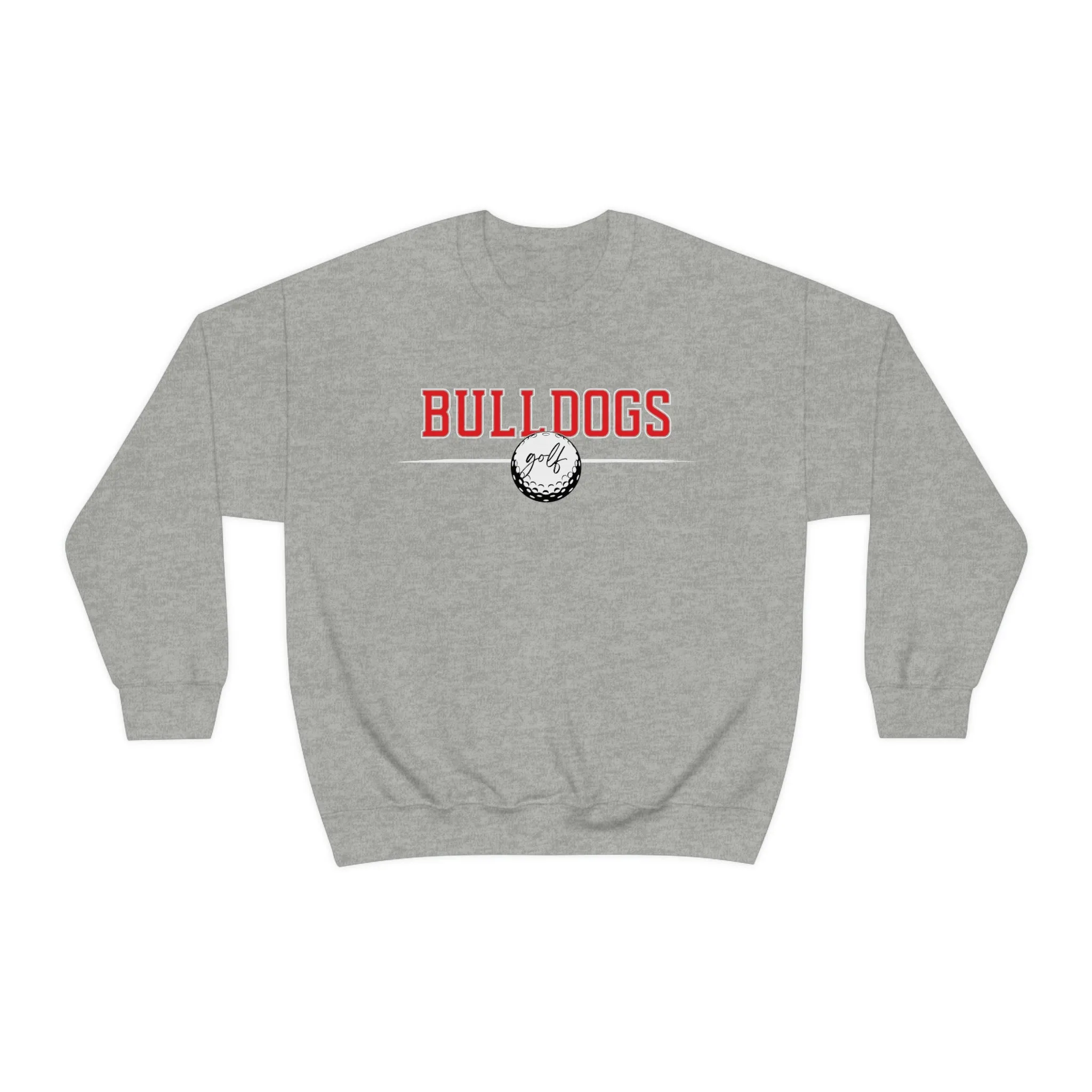 Cedartown Bulldogs Golf Gildan 18000 Unisex Heavy Blend Crewneck Sweatshirt