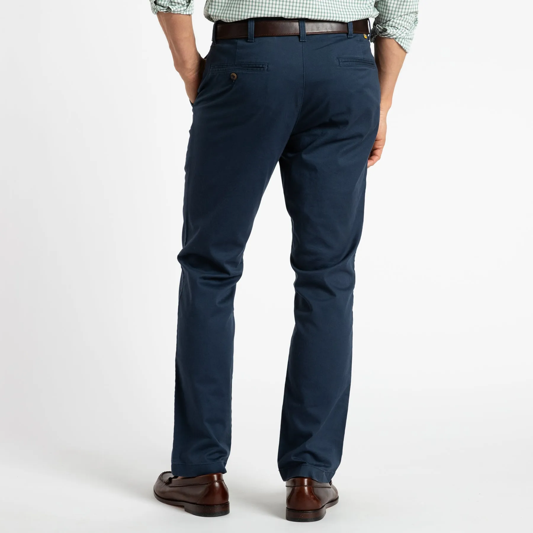 Classic Fit Gold School Chino - Navy