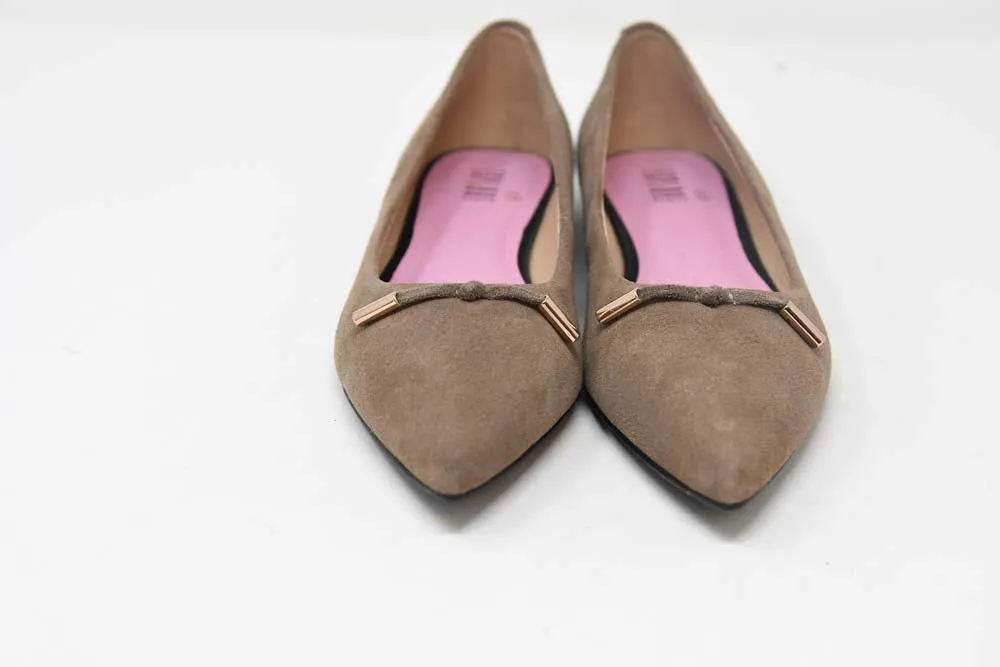 Claudia Taupe Suede