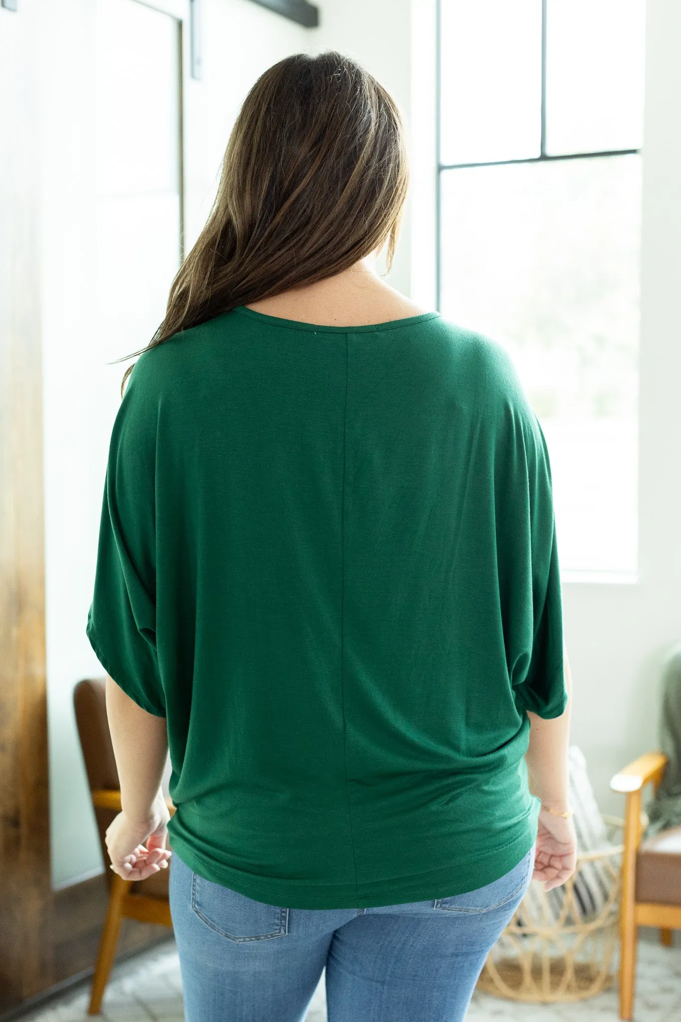 Darcy Dolman Top - Forest Green by Michelle Mae