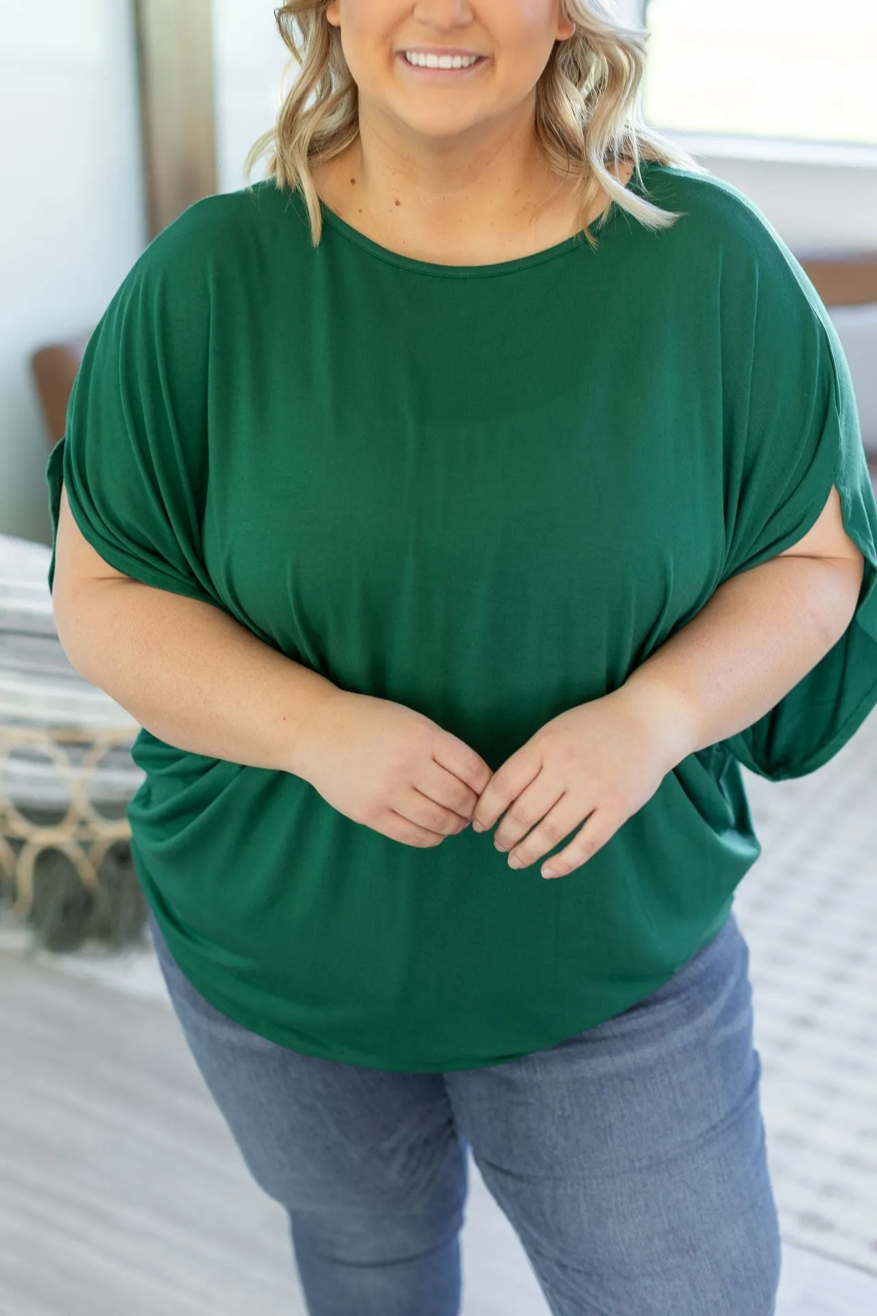 Darcy Dolman Top - Forest Green by Michelle Mae