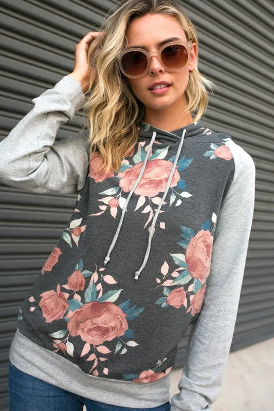 Floral Hoodie