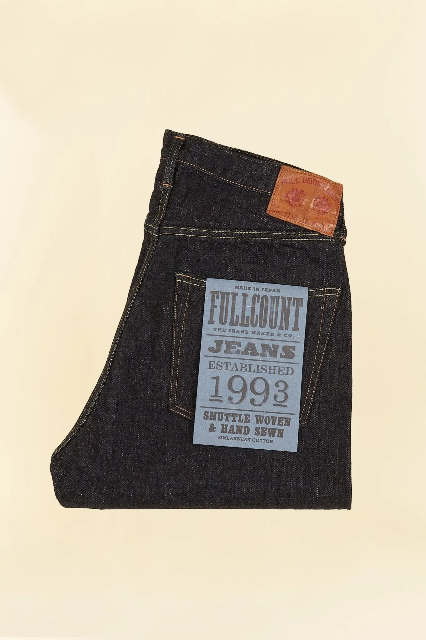 Fullcount 1110XX Tapered Selvedge Denim - 15.5oz