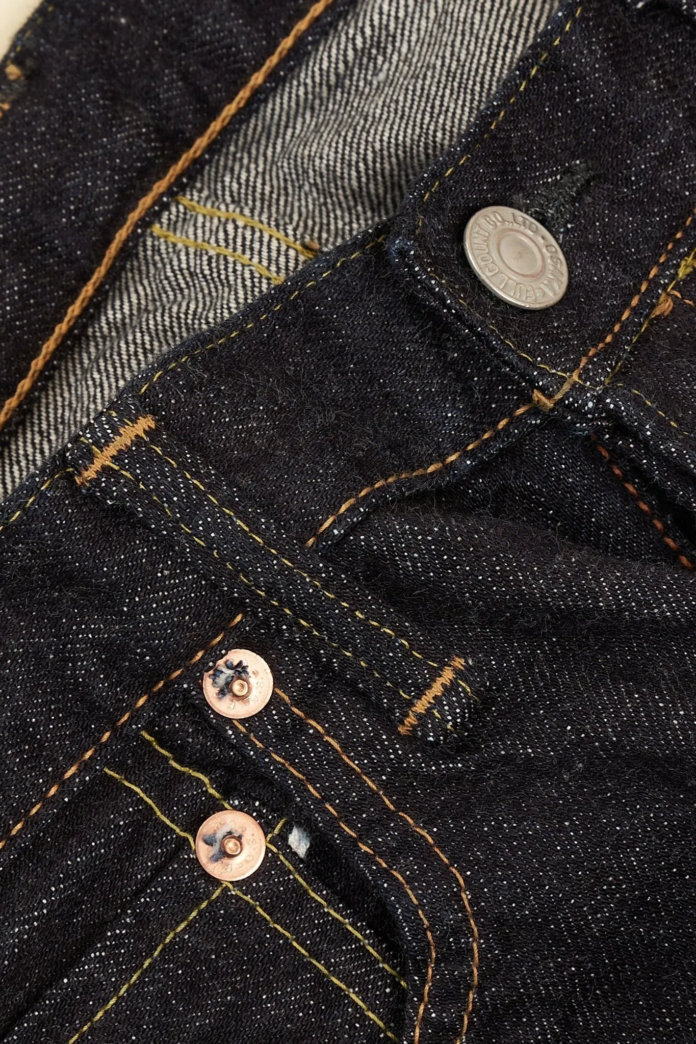 Fullcount 1110XX Tapered Selvedge Denim - 15.5oz