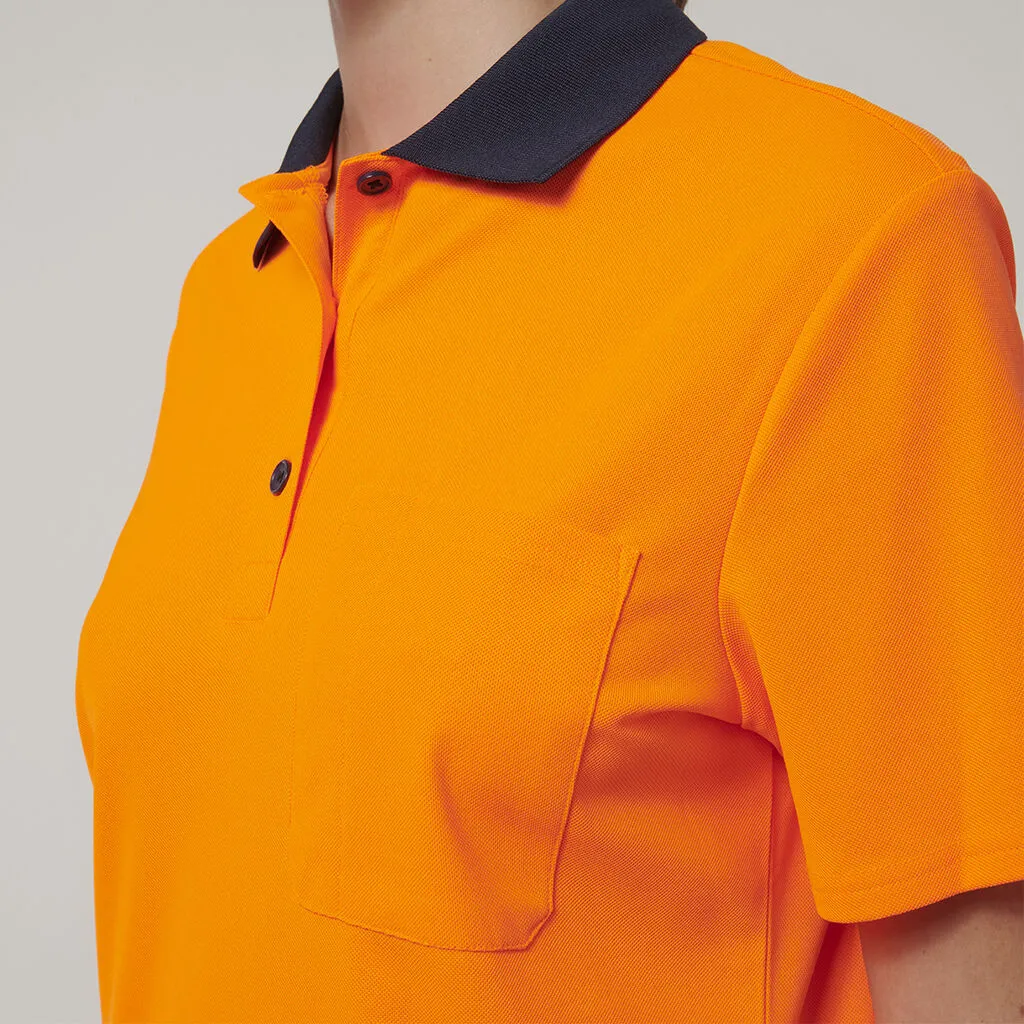 Hard Yakka Womn's Short Sleeve Hi Vis Polo (Y08601)