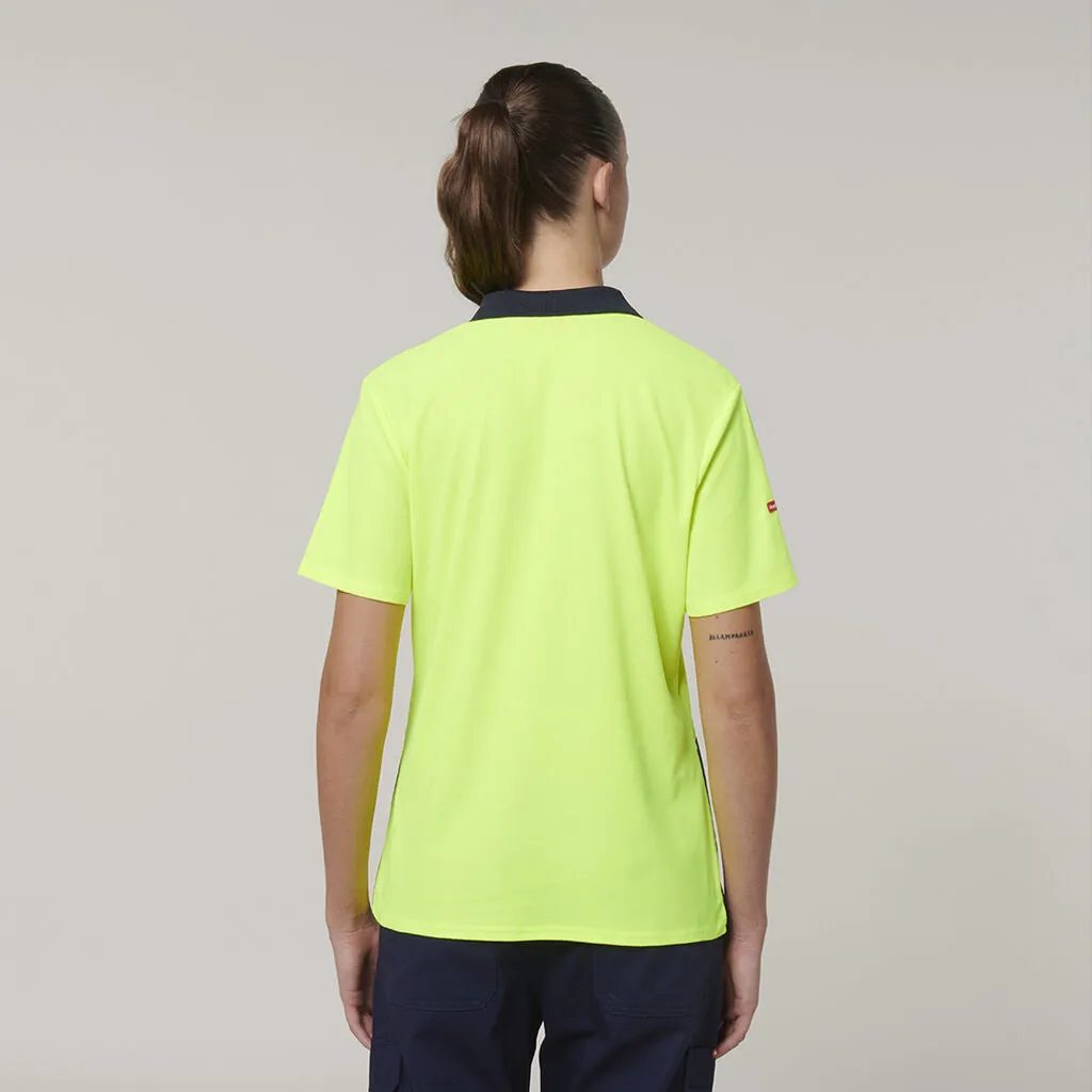 Hard Yakka Womn's Short Sleeve Hi Vis Polo (Y08601)