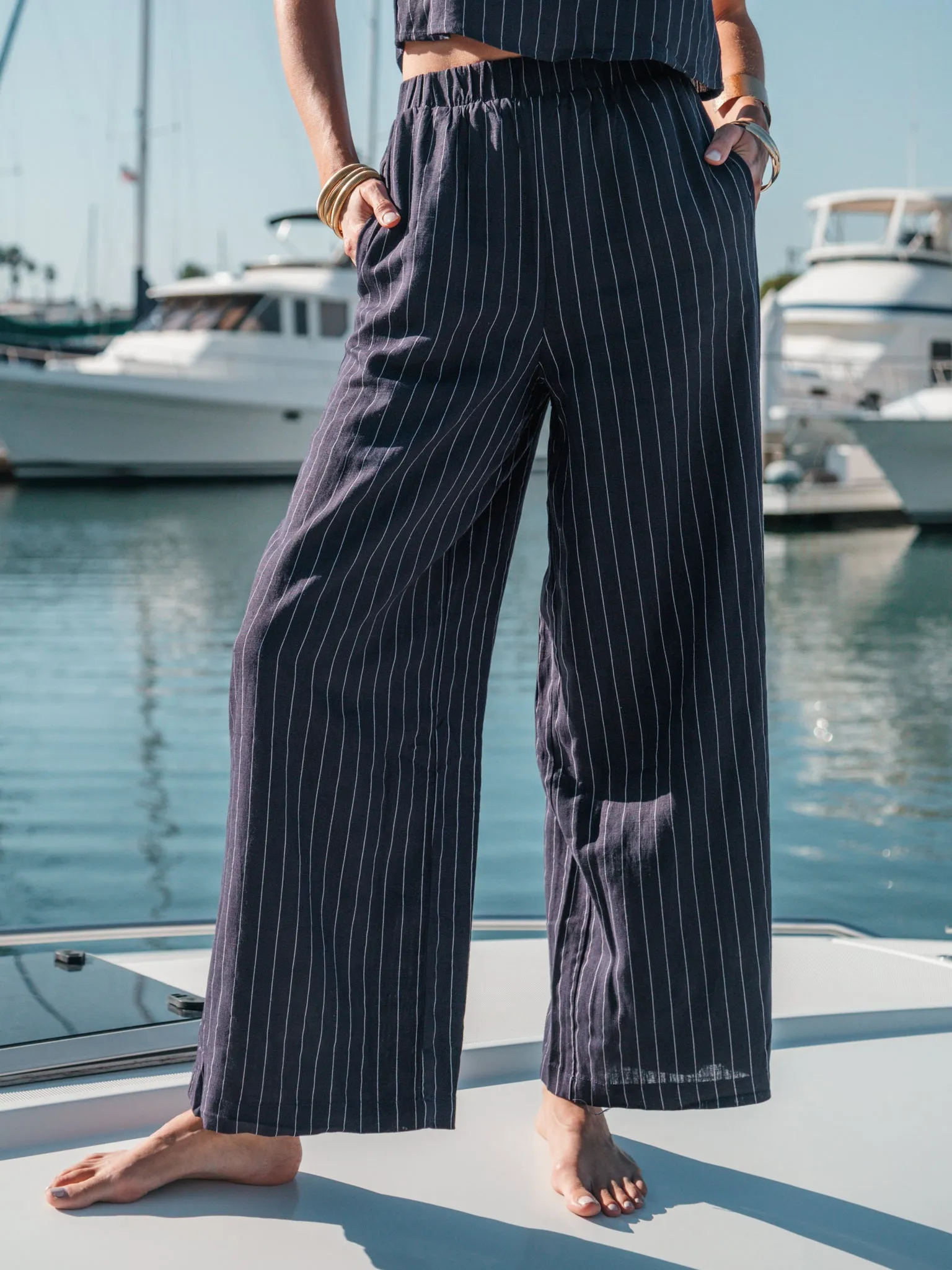 Haven Stripe Pants - Final Sale