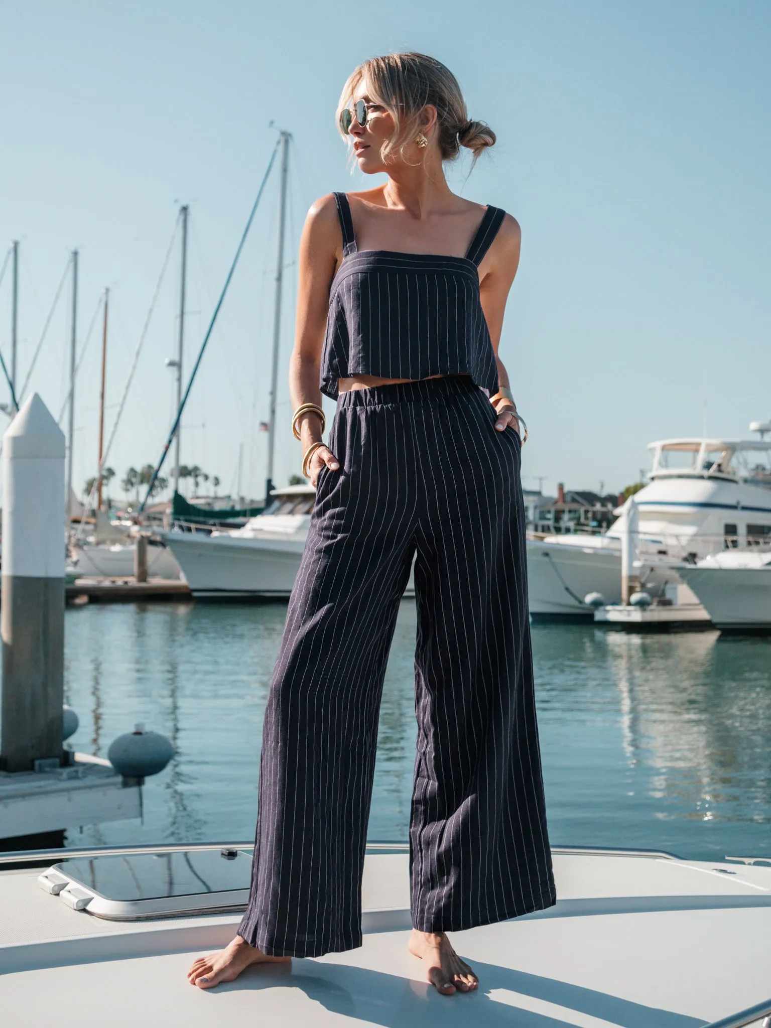 Haven Stripe Pants - Final Sale