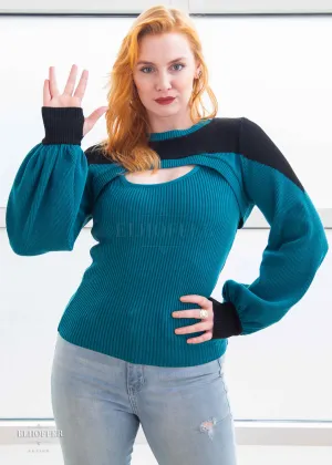 Interstellar Capricorn Crew Crop - Generational Teal