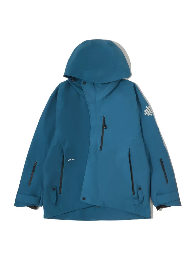 LITAN Gradient Color Mountain Snow Jacket - US Only