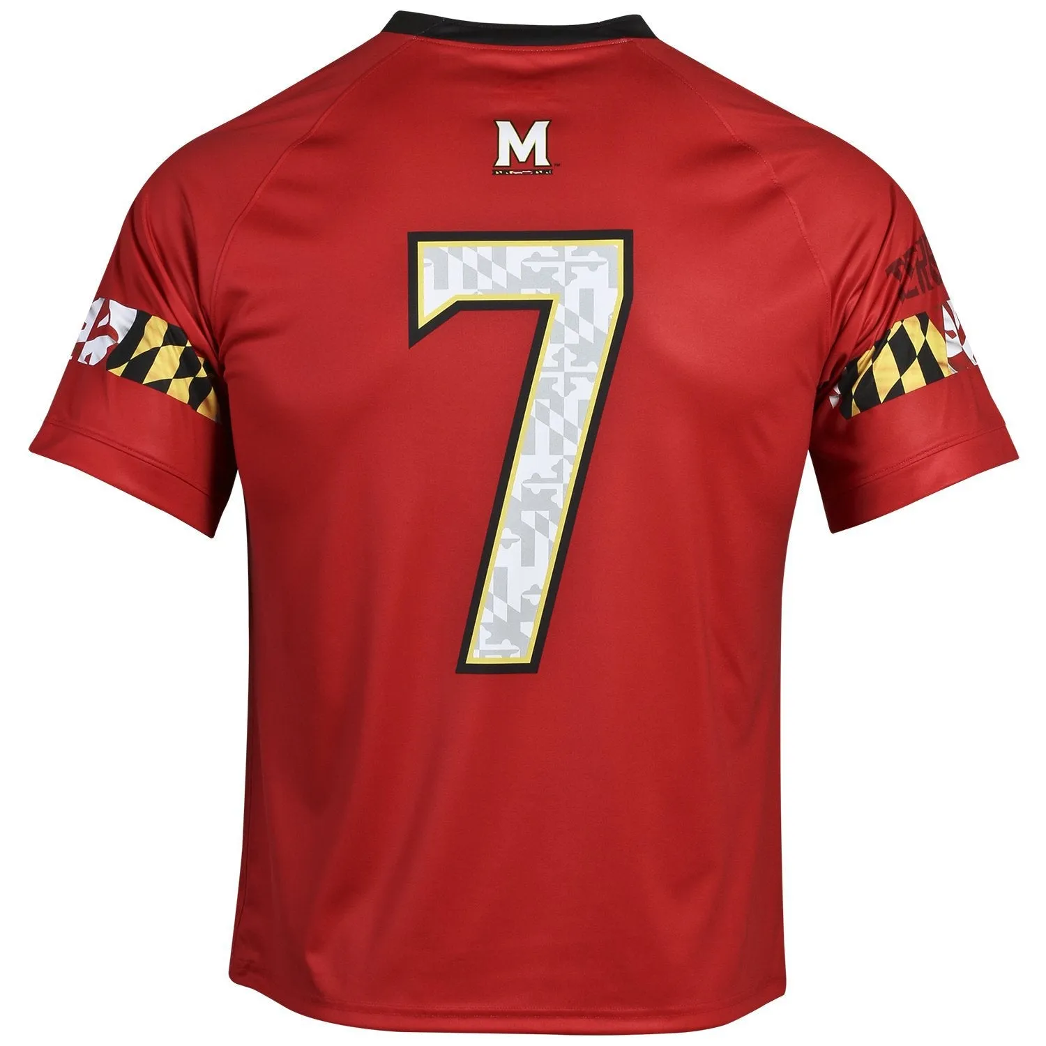 Maryland Terrapin Under Armour Red #7 Sideline Replica Lacrosse LAX Jersey