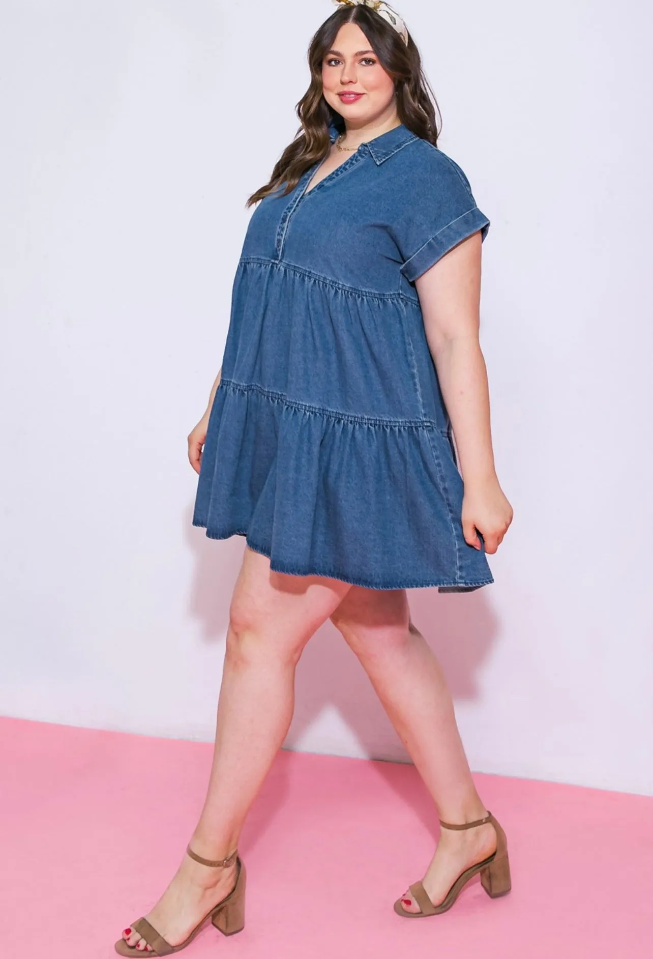 Mini Denim Dress