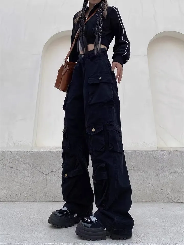 Multi-Pocket Loose cargo Pants