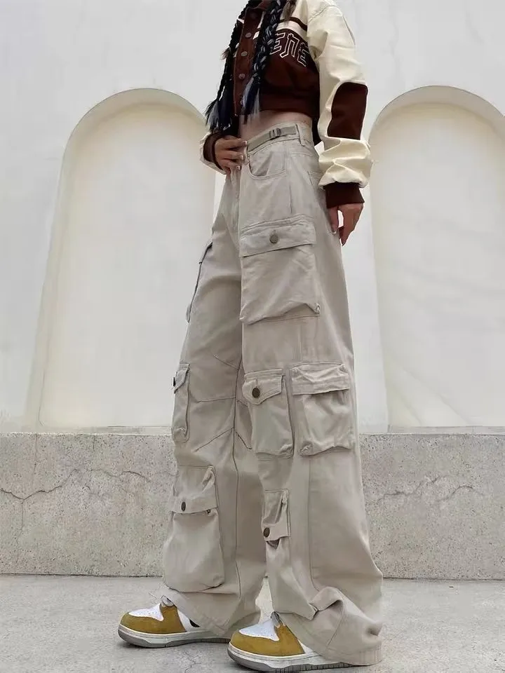 Multi-Pocket Loose cargo Pants