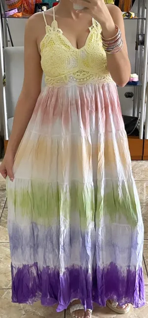 Multicolor Maxi Dress