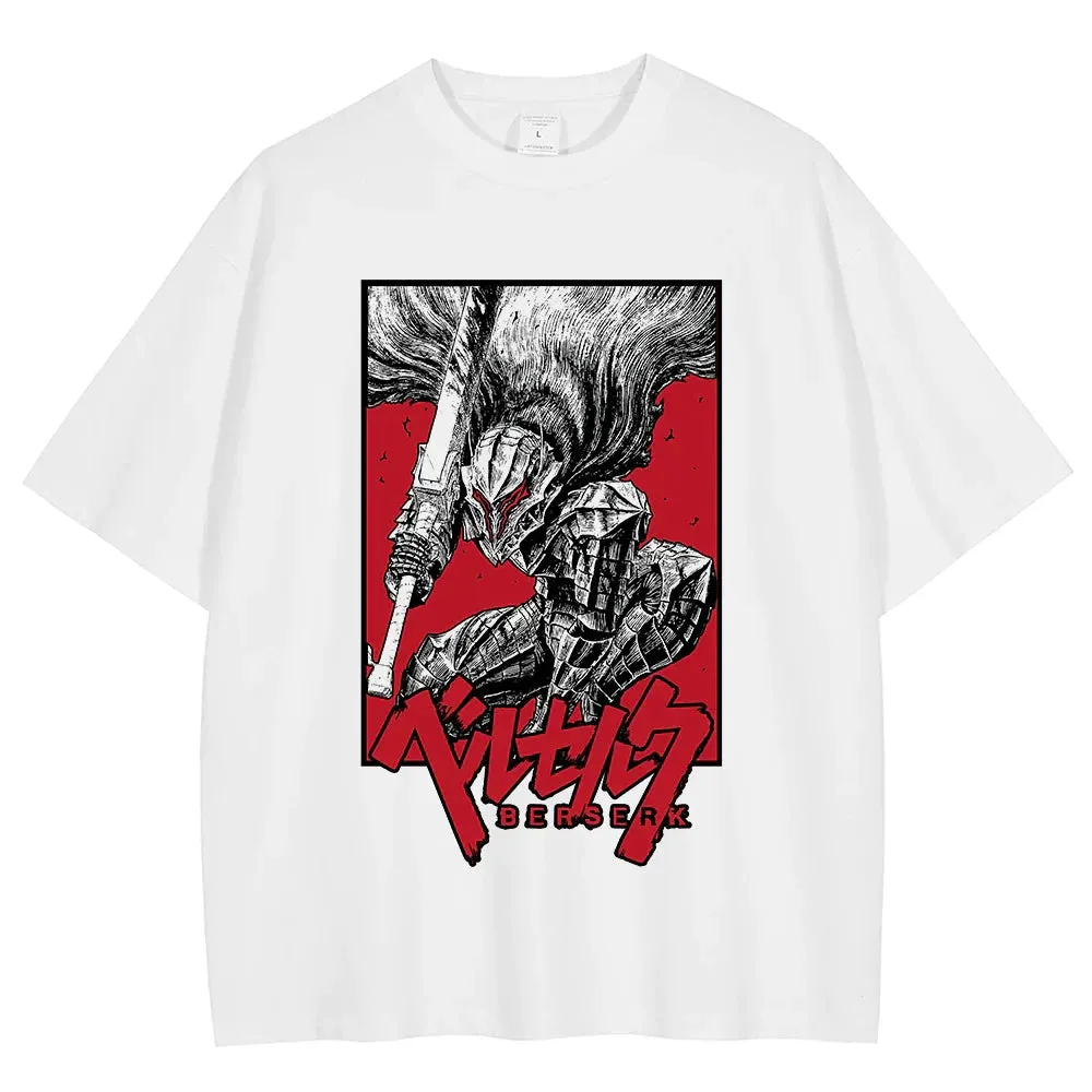 Nysekai "Berserker Armour V2 - Berserk" Vintage Oversized T Shirt