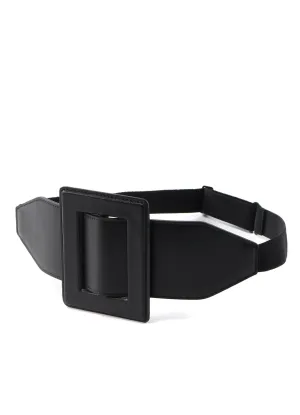 Oil Smooth Leather Buckle Belt