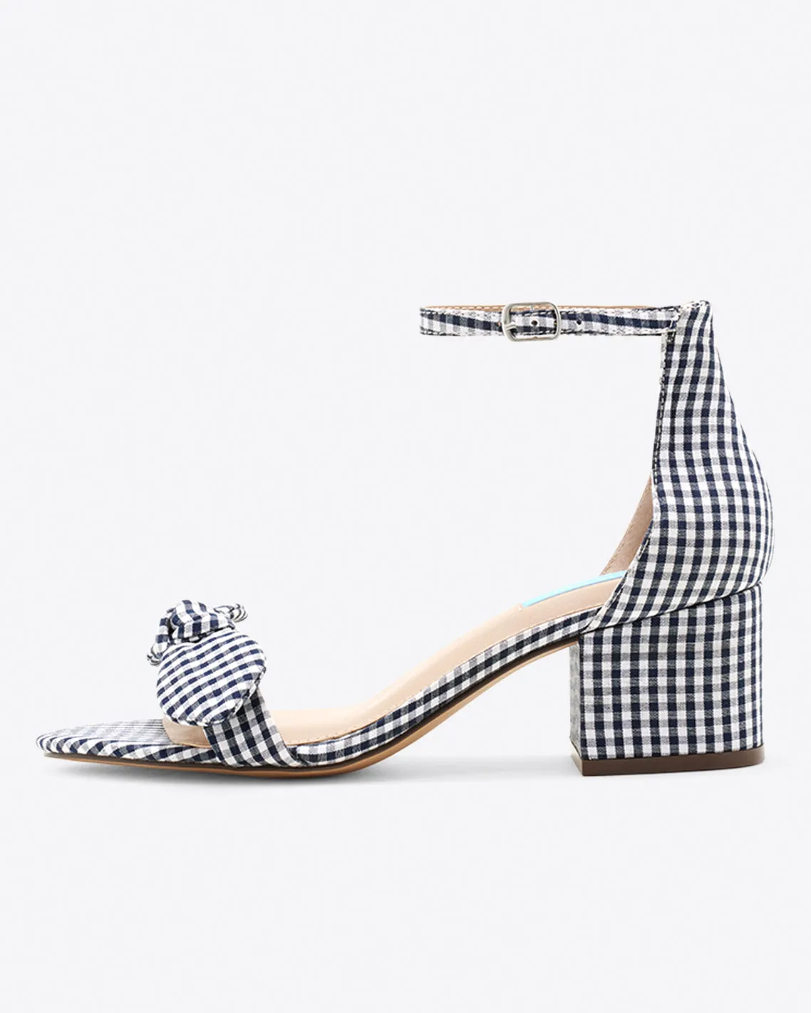 Preston Sandal in Navy Gingham