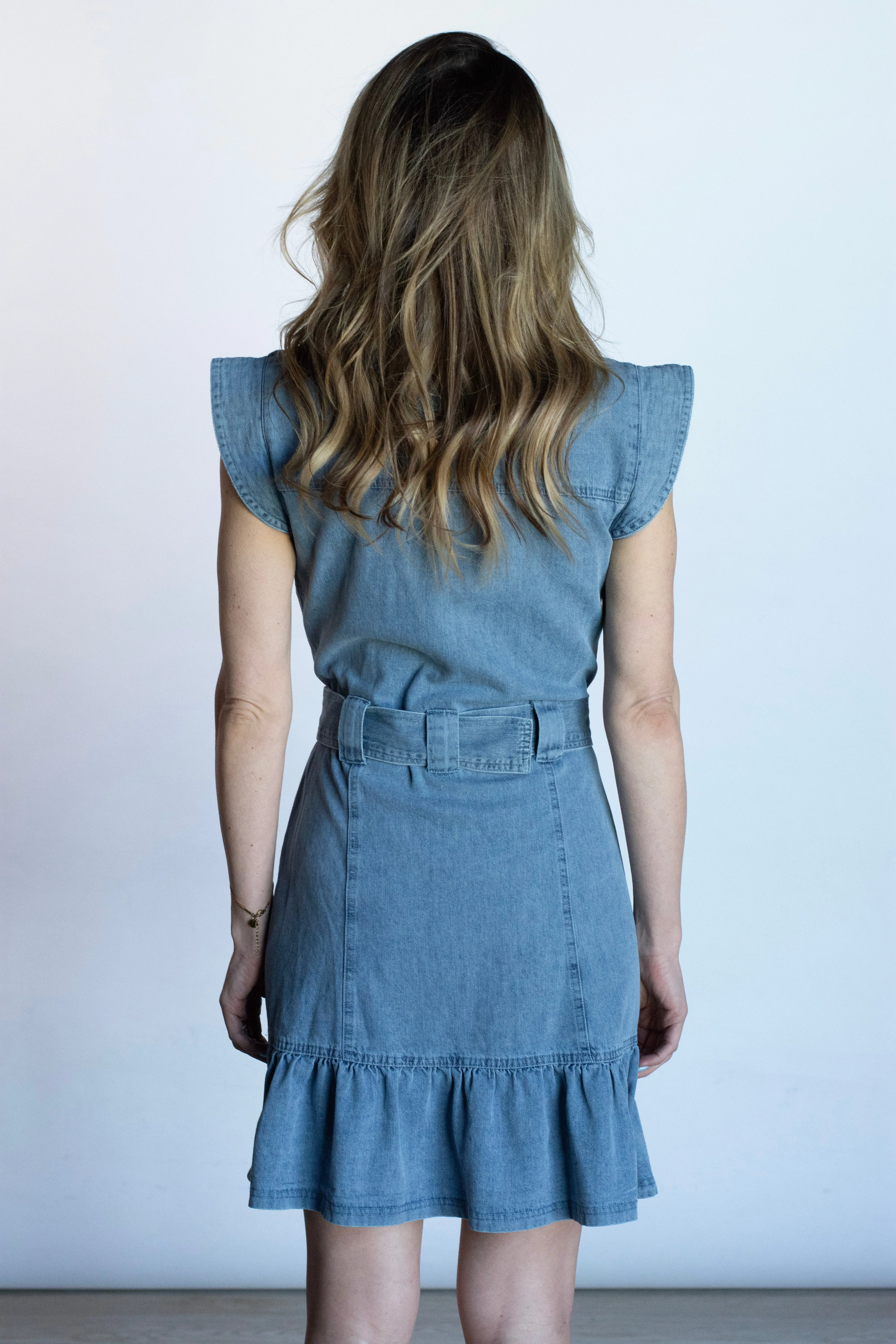 Ready to Charm Denim Dress