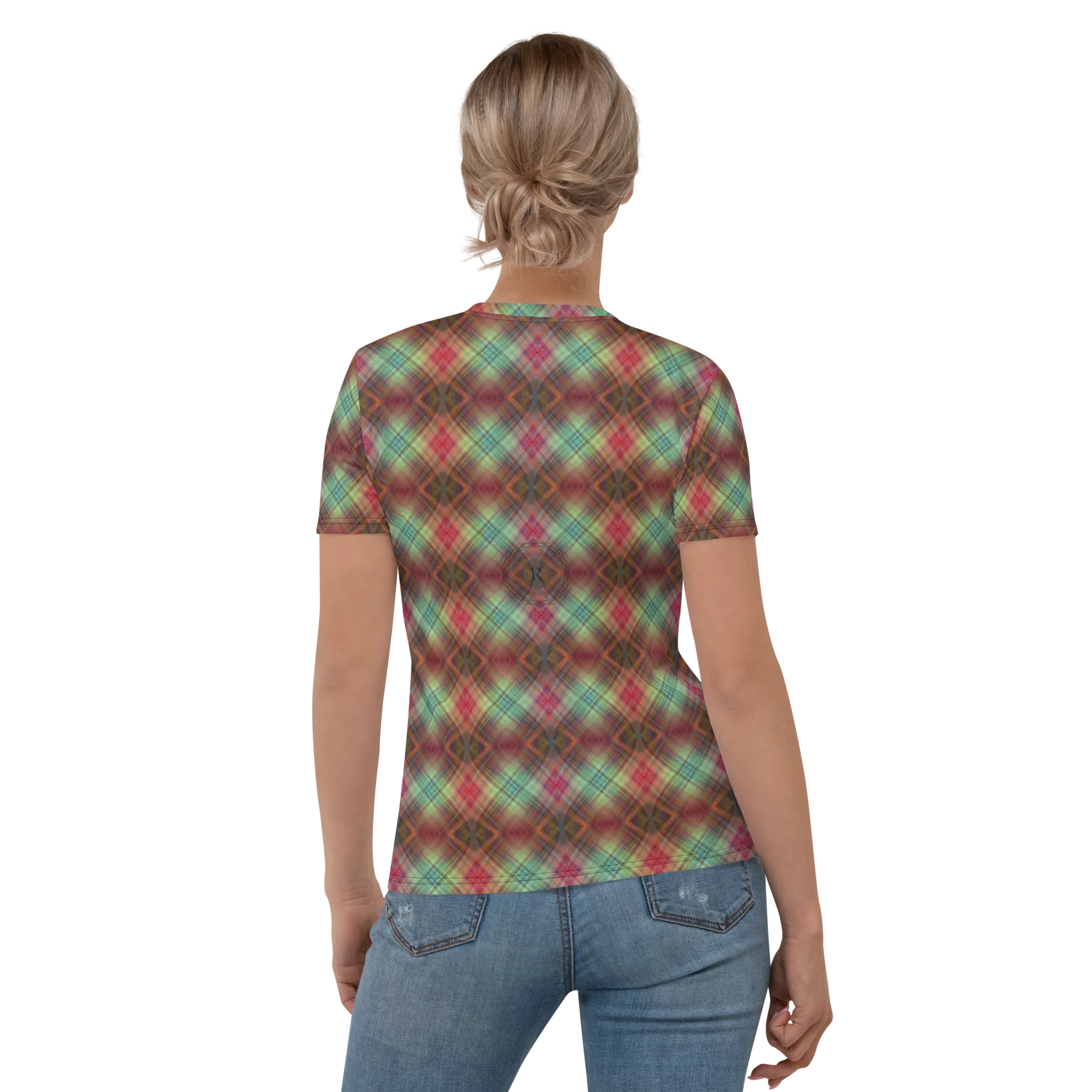 Recursia Argyle Rewired I Women's Crew Neck T-Shirt