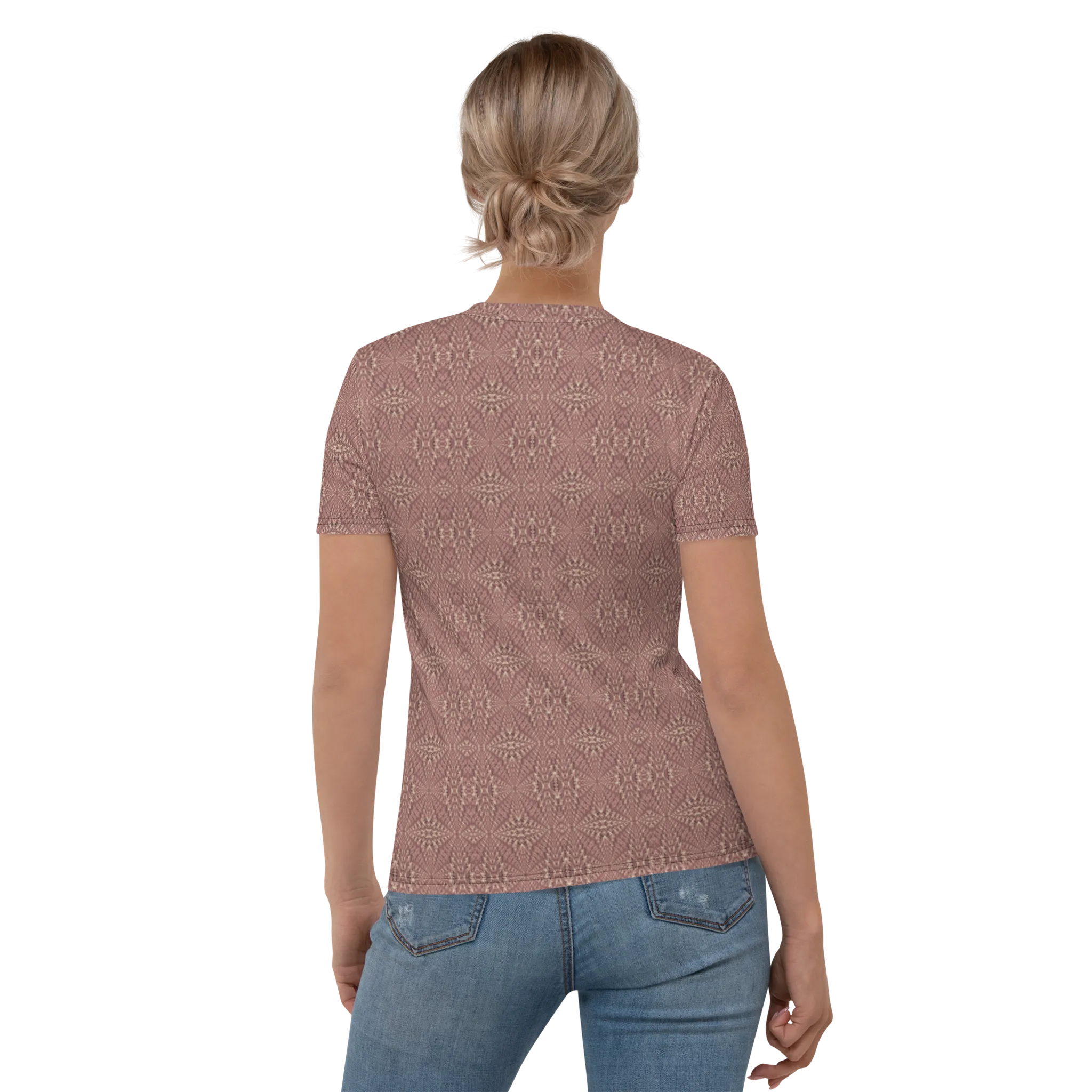 Recursia Fabrique Unknown II Women's Crew Neck T-Shirt In Pink