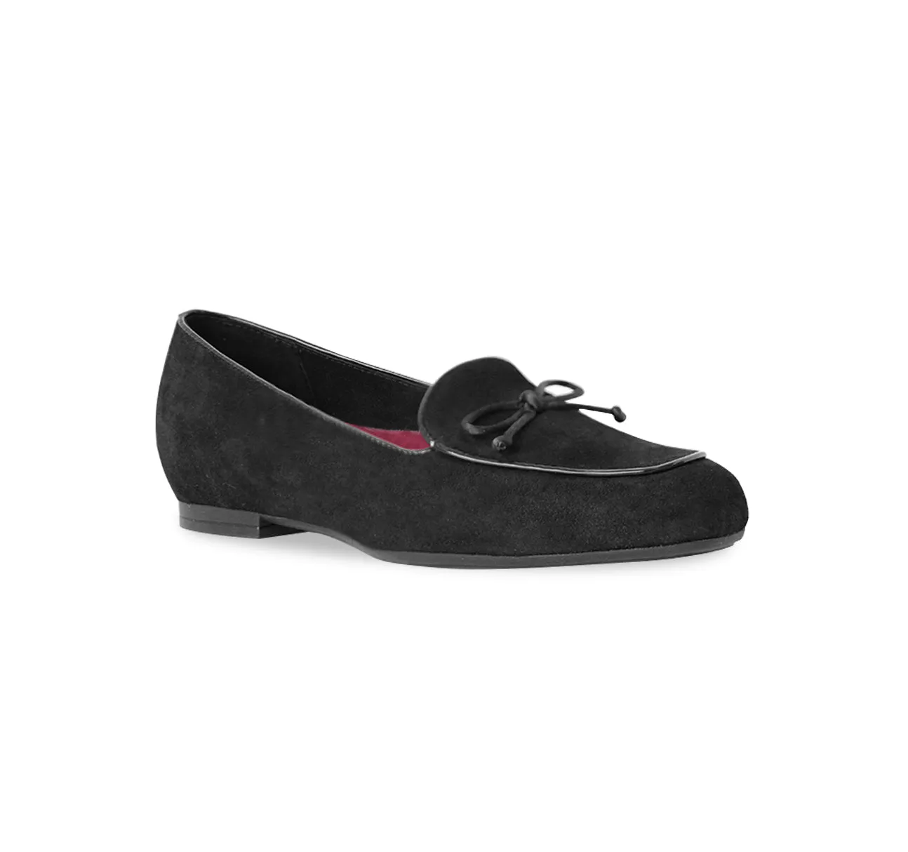 ROSSA-BLACK SUEDE